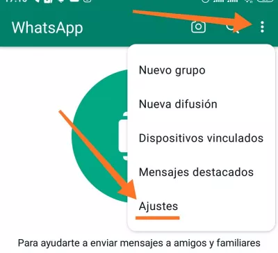 Cómo activar el modo oscuro en WhatsApp - Ajustes