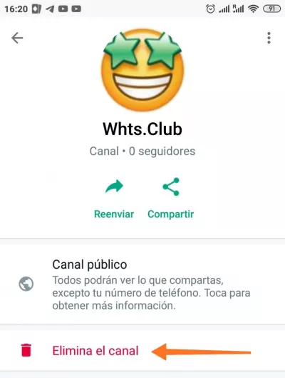 Como Eliminar Canales de WhatsApp
