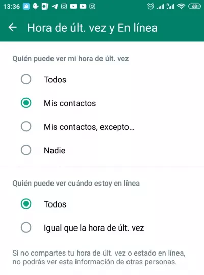 Cómo ocultar tu estado en línea en WhatsApp - Quién puede ver cuando estoy en línea