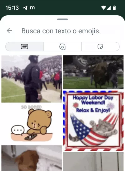 Cómo enviar GIFs animados en WhatsApp