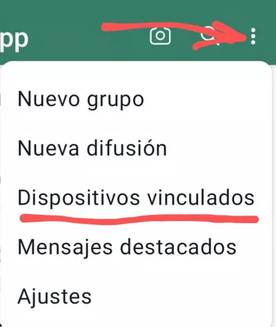 Cómo usar WhatsApp Web en Android menu