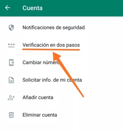 Proteger tus datos y conversaciones: Activa la verificación en dos pasos